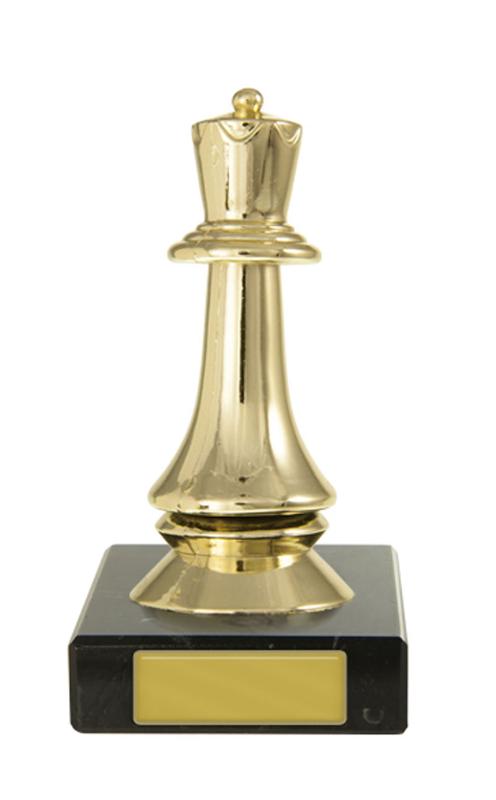 S24-16817 Chess Queen on Base 10cm