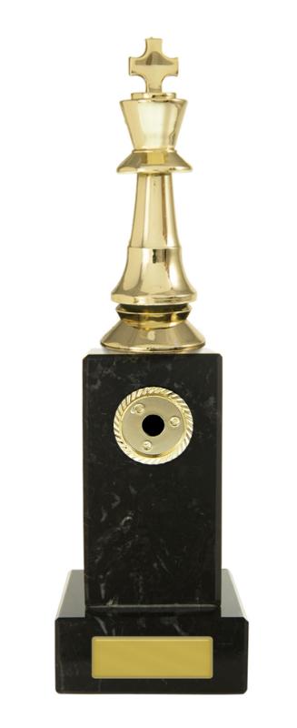 S24-16824 Chess King on Column 22cm