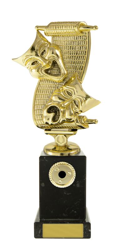 S24-16903 Drama Fig. on Column 22.5cm