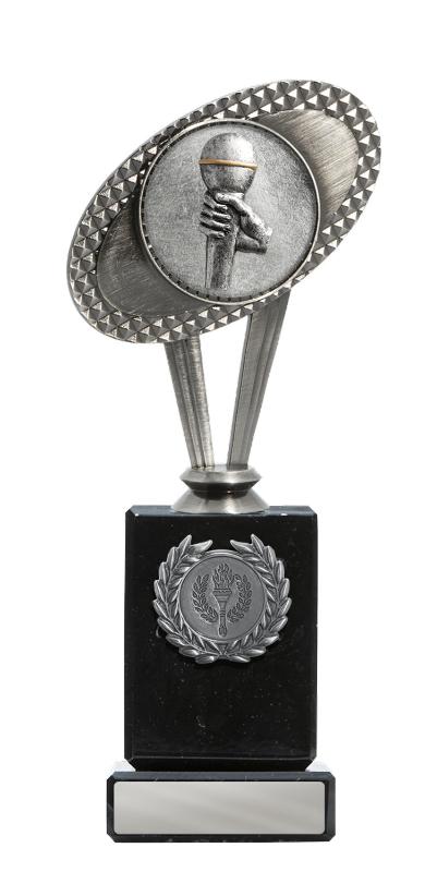 S24-17007 Metal Public Speaking Theme on Column 22.5cm