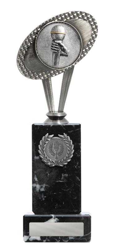S24-17008 Metal Public Speaking Theme on Column 25cm