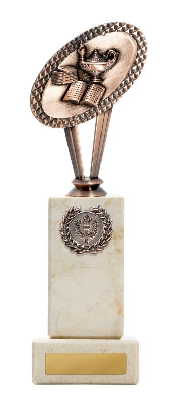 S24-17108 Metal Knowledge Theme on Column 25cm