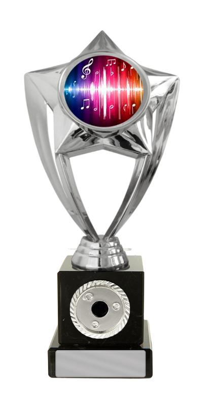 S24-17308 Plastic Music Theme on Base 17cm