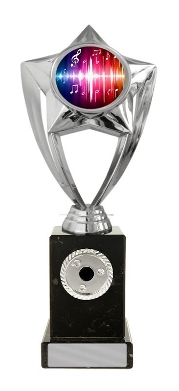 S24-17309 Plastic Music Theme on Column 22cm
