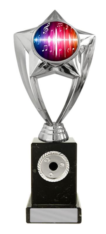S24-17310 Plastic Music Theme on Column 25.5cm