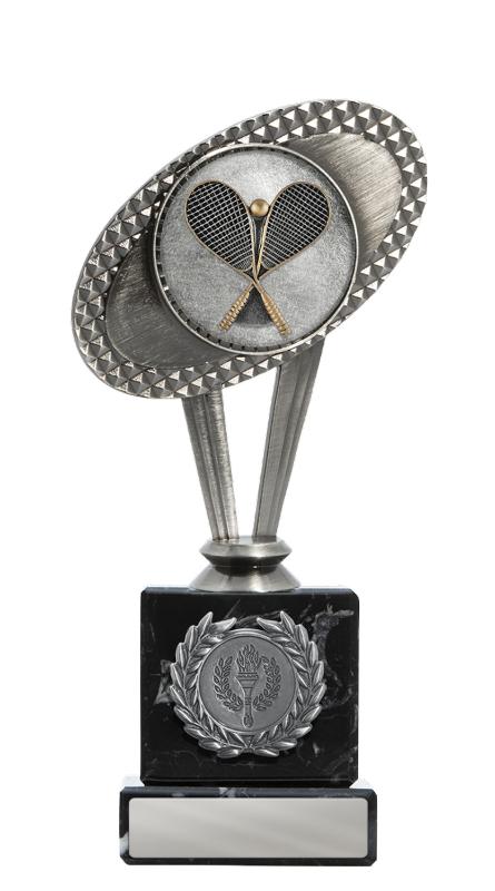 S24-17602 Metal Squash Theme on Column 20cm