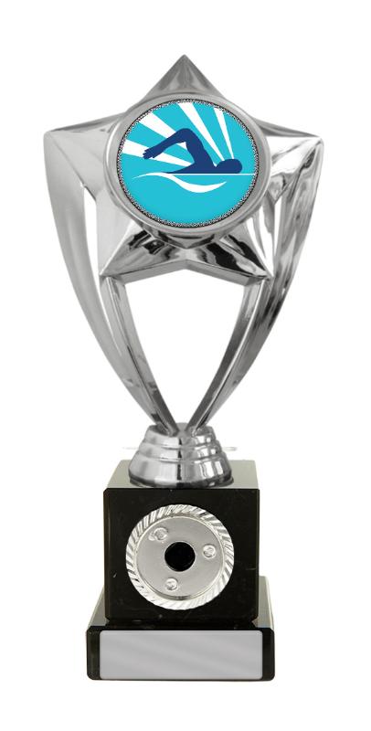S24-19104 Plastic Swimming Theme on Base 17cm