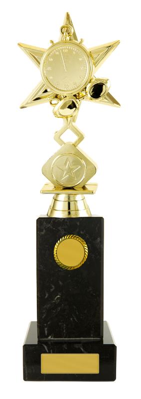 S24-19217 Metal Swimming Theme on Column 22.5cm