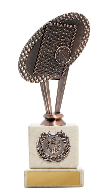 S24-19219 Metal Swimming Theme on Column 20cm