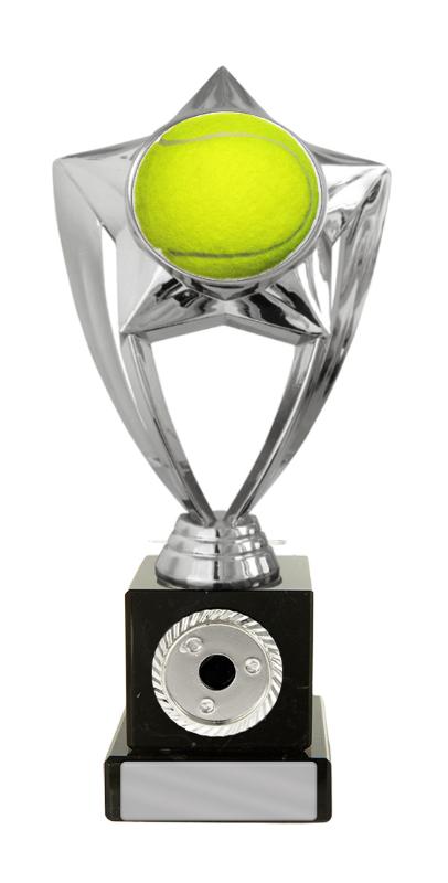 S24-19901 Plastic Tennis Theme on Base 17cm
