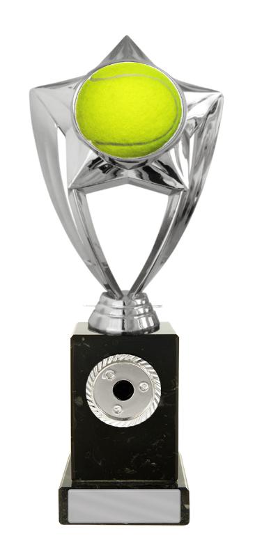 S24-19902 Plastic Tennis Theme on Base 22cm
