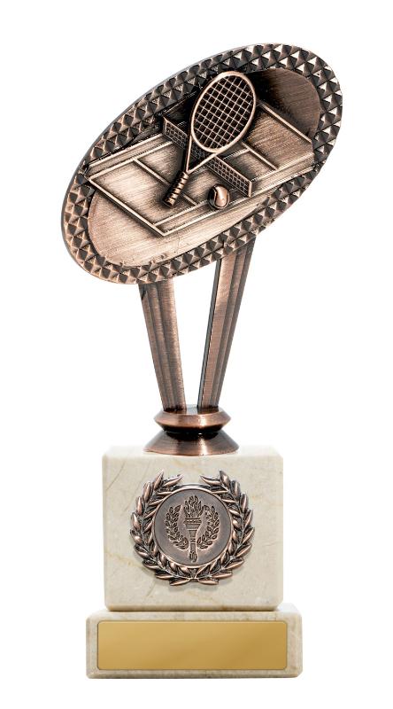 S24-20018 Metal Tennis Theme on Column 20cm