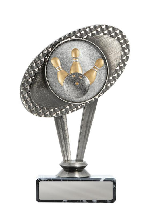 S24-20105 Metal Tenpin Theme on Base 15cm
