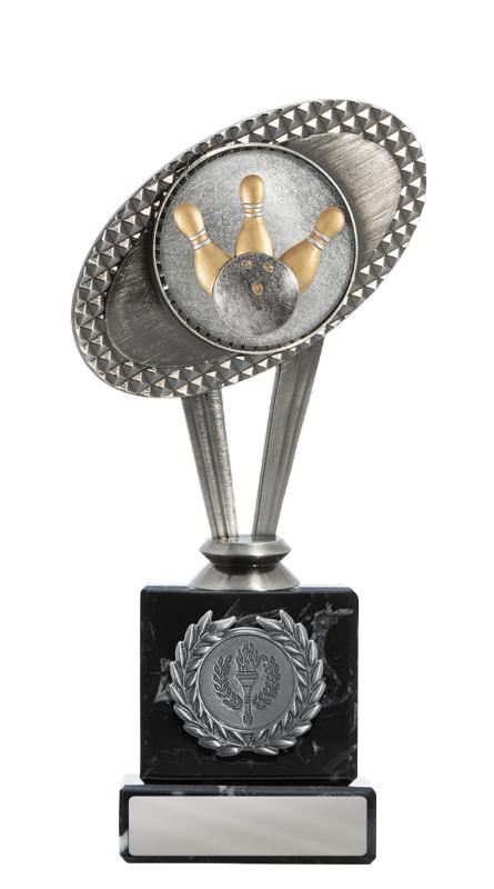 S24-20106 Metal Tenpin Theme on Column 20cm