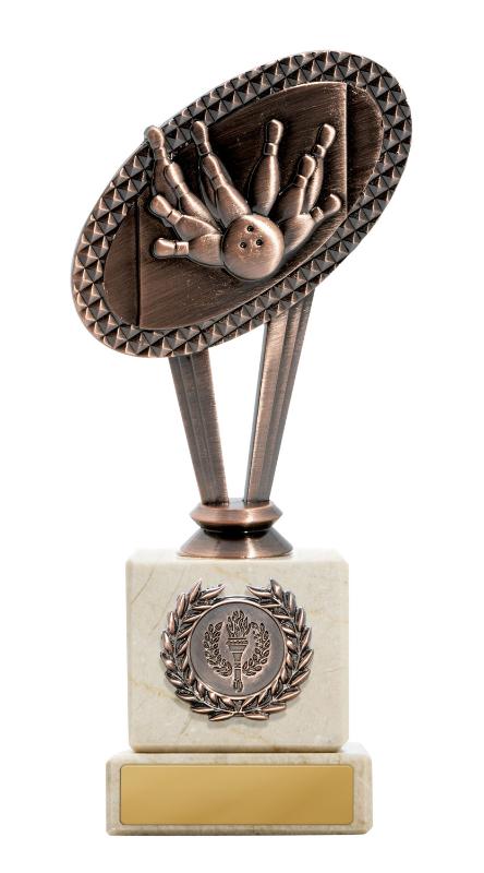 S24-20118 Metal Tenpin Theme on Column 20cm