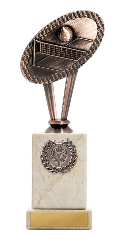 S24-20307 Metal Volleyball Theme on Column 22.5cm