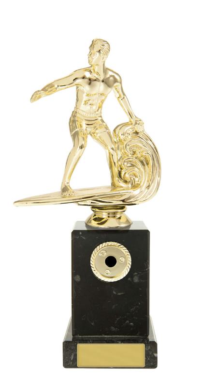 S24-20417 Surfer on Column 19.5cm