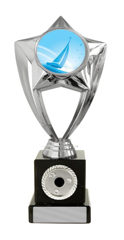S24-20501 Plastic Sailing Theme on Base 17cm