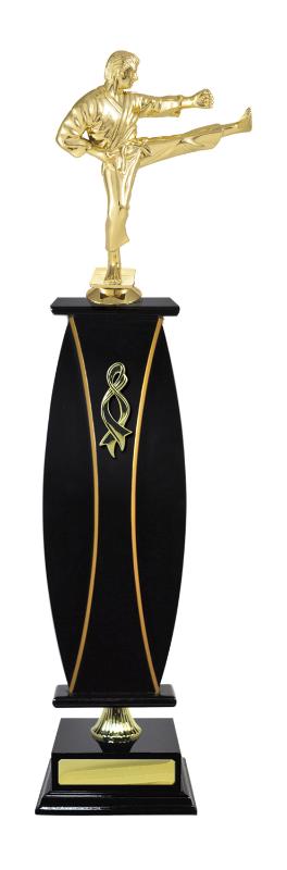 S24-7507 Timber Buildup Martial Arts 57.8cm