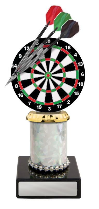 S24-7802 Darts Figurine on Column 19.8cm