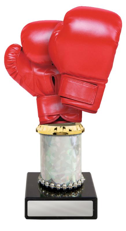 S24-7810 Boxing Figurine on Column 20cm