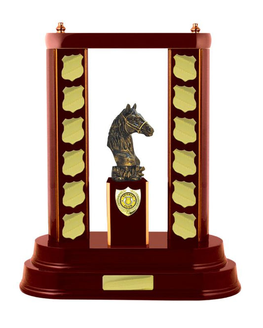 S24-8510WG Timber Buildup Horses 44cm