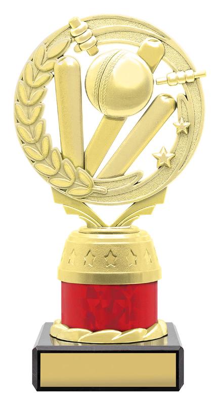 S4023 Gold / Red Cricket Torch Series 165mm