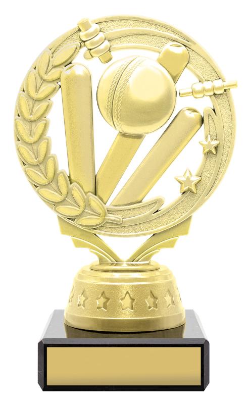 S4029 Gold / Green Cricket Torch Series 140mm
