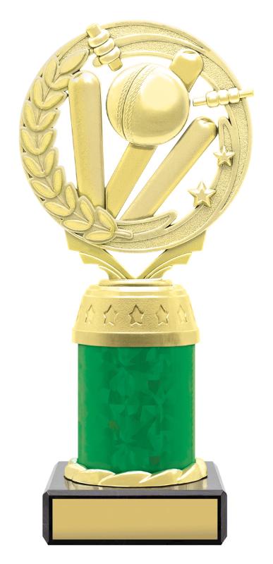 S4031 Gold / Green Cricket Torch Series 185mm