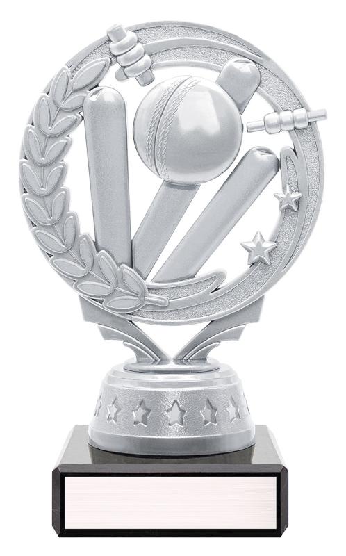 S4037 Silver / Blue Cricket Torch Series 140mm