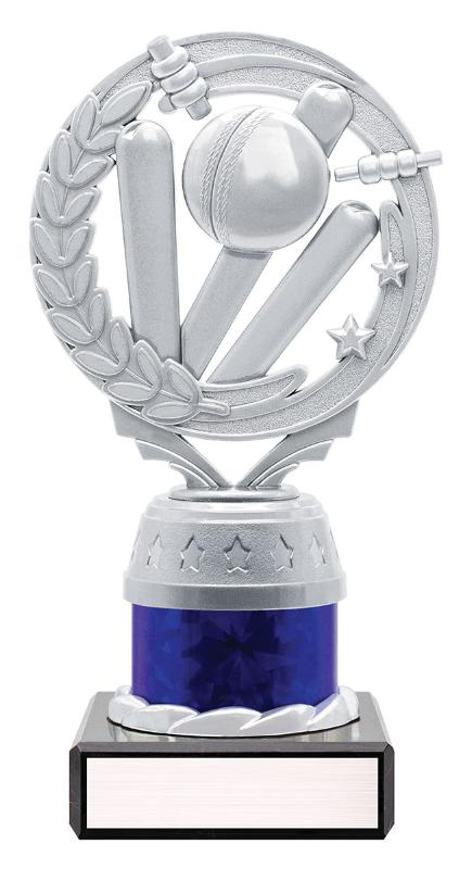 S4038 Silver / Blue Cricket Torch Series 165mm
