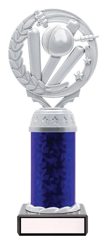 S4040 Silver / Blue Cricket Torch Series 210mm