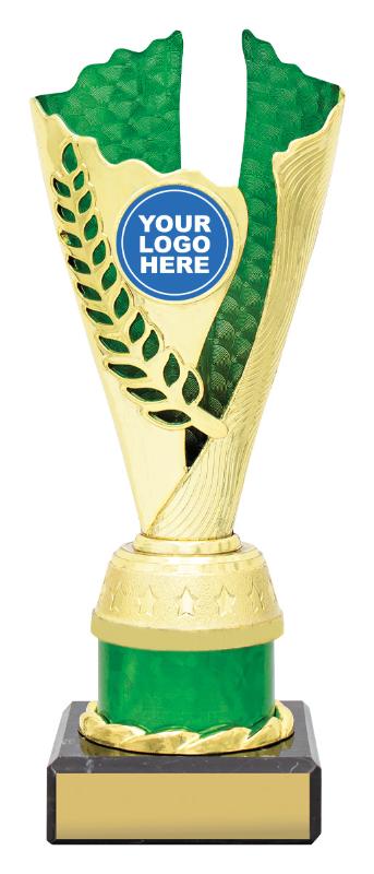 S4224 Spirit Cup Gold / Green 200mm