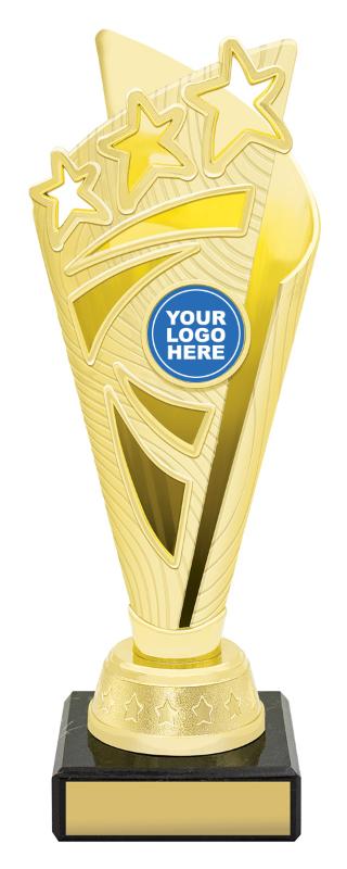 S4278 Corella Cup Gold / Blue 210mm