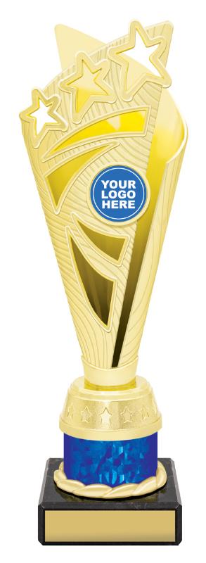 S4279 Corella Cup Gold / Blue 230mm