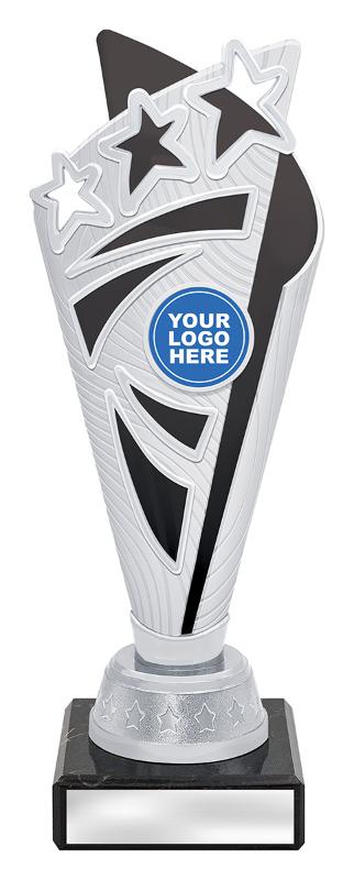 S4288 Corella Cup Silver / Black 210mm
