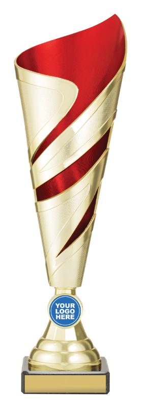 S4344 Cyclone Cup Gold / Red 330mm