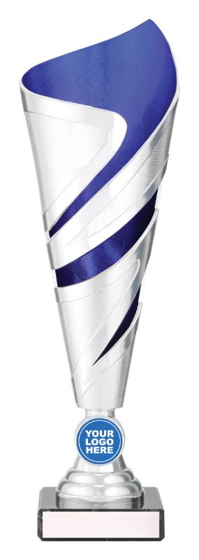 S4348 Cyclone Cup Silver / Blue 315mm
