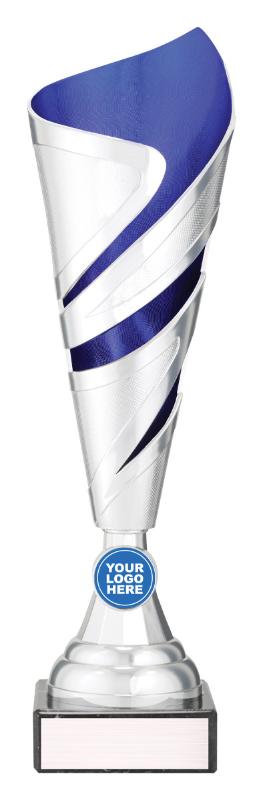 S4350 Cyclone Cup Silver / Blue 350mm