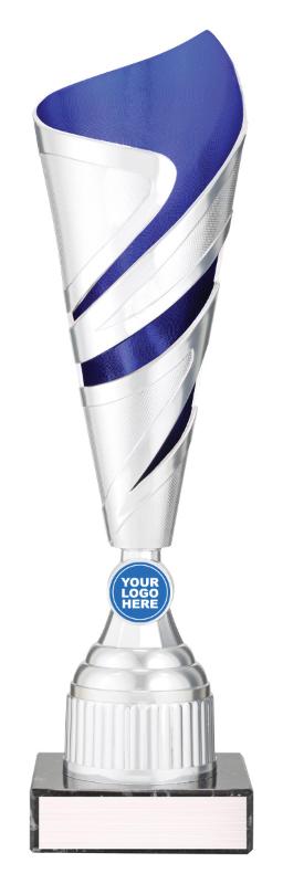 S4351 Cyclone Cup Silver / Blue 370mm