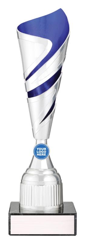 S4352 Cyclone Cup Silver / Blue 405mm