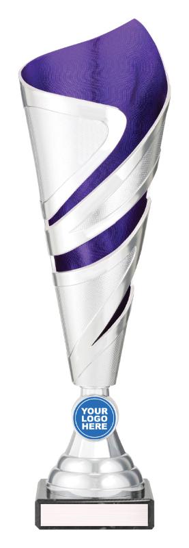 S4354 Cyclone Cup Silver / Purple 330mm
