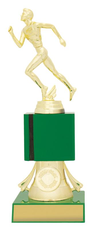 S4386 Track Green Column 225mm