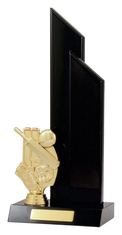 S4405 Cricket Black Double Wing 340mm
