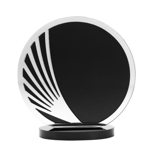 SABG01B Black Laser Glass with Acrylic 20cm