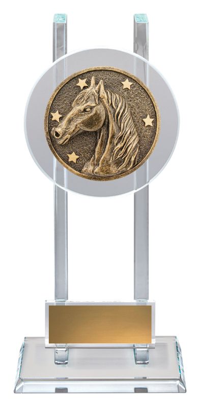 SG235B Horse Spartan Glass 19cm