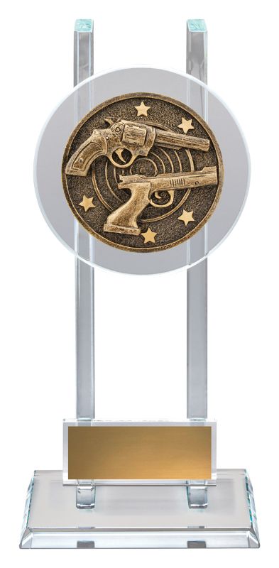 SG253B Pistol Shooting Spartan Glass 19cm