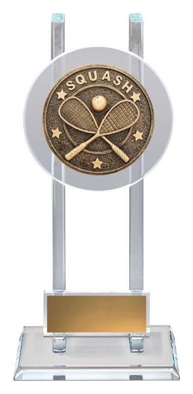 SG286B Squash Spartan Glass 19cm