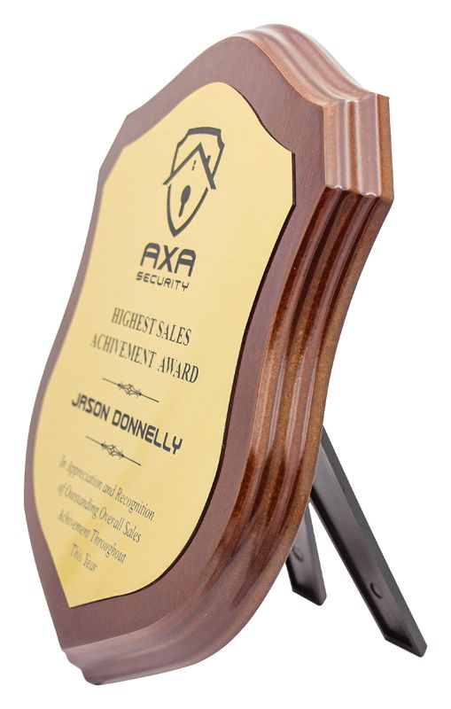 SH03 Engraved Shield Award 21cm