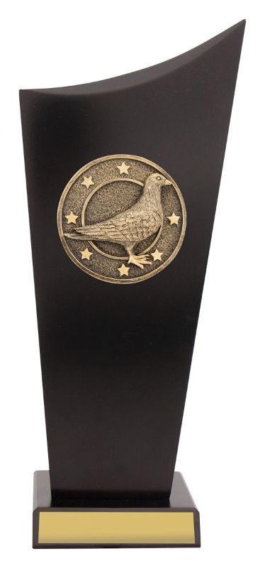 SK555C Pigeon Black Timber Spartan Crest 27cm
